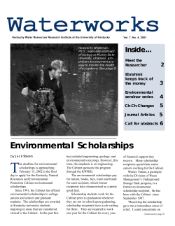 Environmental Scholarships