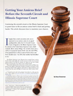 Getting Your Amicus Brief Before the Seventh