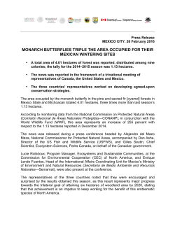 monarch butterflies triple the area occupied