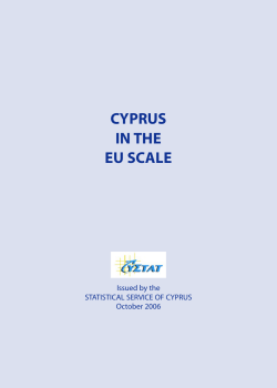 CYPRUS IN THE EU SCALE