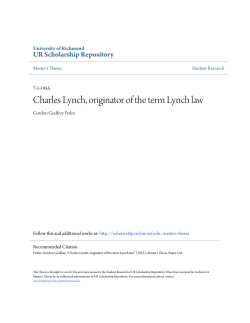 Charles Lynch, originator of the term Lynch law