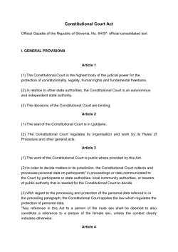 Constitutional Court Act - US-RS