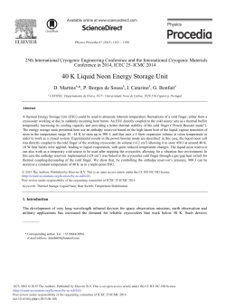 40 K Liquid Neon Energy Storage Unit