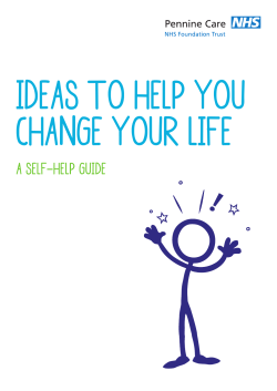3385 Wellbeing Workbook V2.indd - Pennine Care NHS Foundation