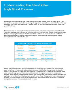 Understanding the Silent Killer: High Blood Pressure