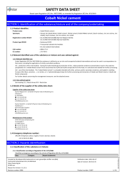 Cobalt Nickel cement