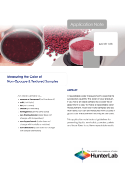 AN 1011 Non-/Opaque and Textured