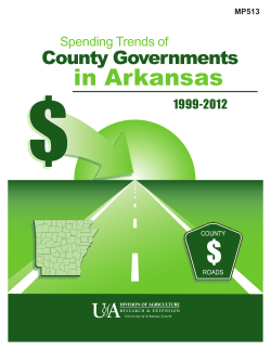 MP513 Spending Trends of County Governments in