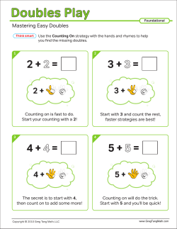 Doubles Play - Greg Tang Math