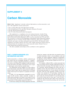 Carbon Monoxide - City of Brooklyn Park