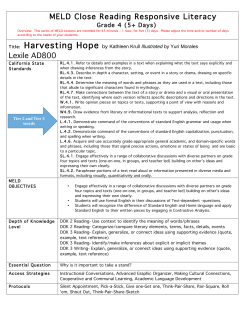 Complex Text: Cesar Chavez - Fourth