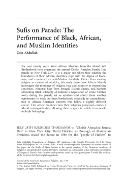 Sufis on Parade - Murid Islamic Community in America