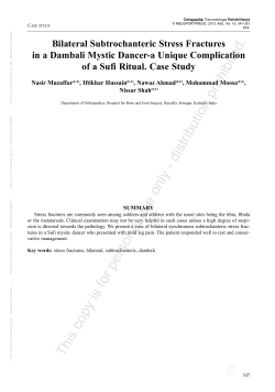 FULL TEXT - Ortopedia Traumatologia Rehabilitacja
