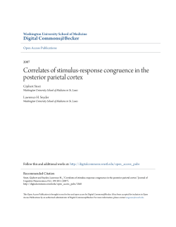 Correlates of stimulus-response congruence in the posterior parietal