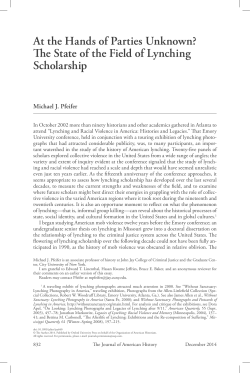 At the Hands of Parties Unknown? The State of