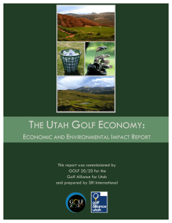 the utah golf economy