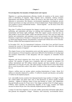 The Nature of Forced Migration