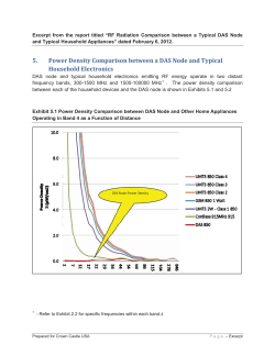 5. Power Density Comparison between a DAS Node and Typical