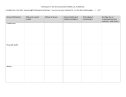 Civilizations in the Americas between 600 B.C.E. and 600 C.E.