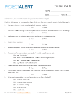 Test Your Drug IQ