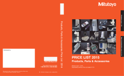 price list 2015