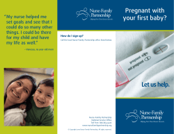 Pregnant with your first baby? Let us help.