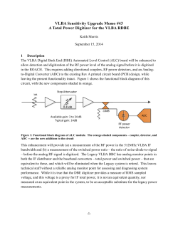 A Total Power Digitizer for the VLBA RDBE