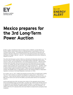 Mexico prepares for the 3rd Long-Term Power Auction