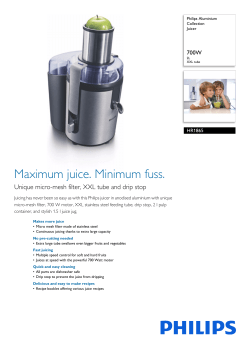 HR1865/00 Philips Juicer