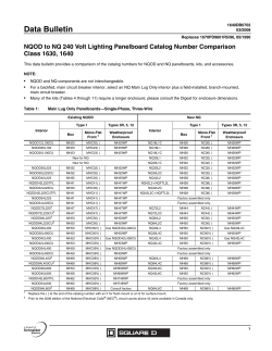 Data Bulletin