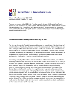 print version - German History in Documents and Images