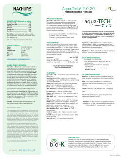 Aqua-Tech&reg; 2-0-20