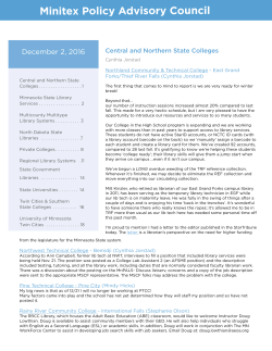 December 2, 2016 - Minitex - University of Minnesota Twin Cities