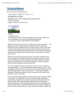 The Biofuel Future / Science News http://www.sciencenews.org/view