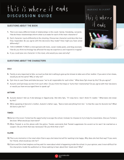 discussion guide - Marieke Nijkamp