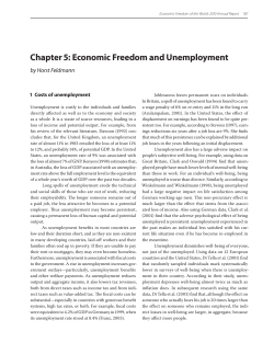 Economic Freedom and Unemployment