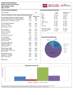 2014 health screening data