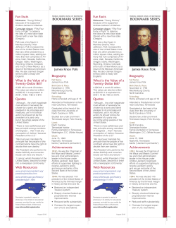 James Knox Polk - Federal Reserve Bank of Richmond