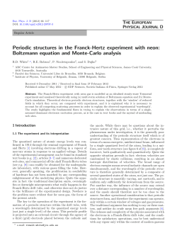 Periodic structures in the Franck