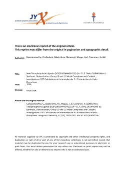New Tetraphosphane