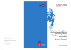 Fighting Fires in Testing Times: Exploring a Staged Response