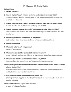 8th Chapter 10 Study Guide