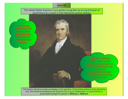 Govt.10b The United States Supreme Court gained recognition as
