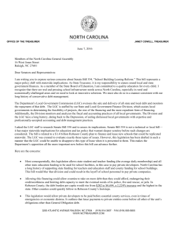 Here - North Carolina State Treasurer