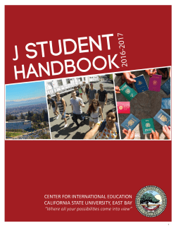 The J-1 Student Handbook