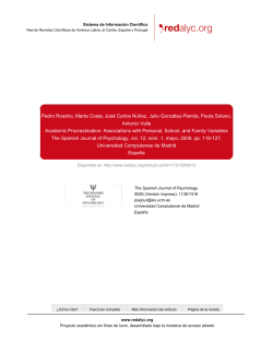 Redalyc. Academic Procrastination: Associations with Personal