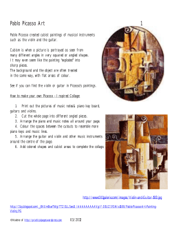 Pablo Picasso Art 1 - Practical Pages