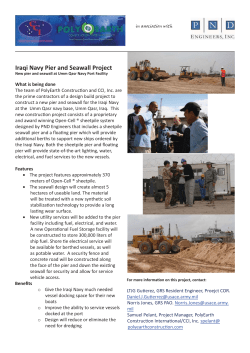 Iraqi Navy Pier and Seawall Project