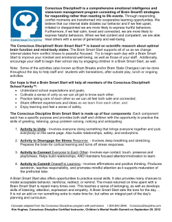 Brain Smart Start - Foundation for Excellence in Mental Health Care
