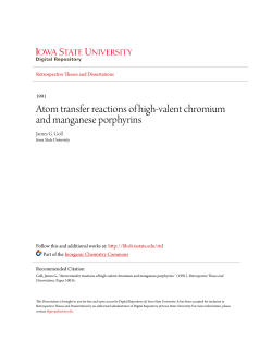 Atom transfer reactions of high-valent chromium and manganese